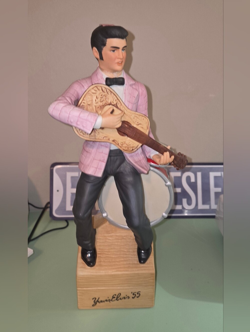 McCormick Bourbon Whiskey Limited Edition Elvis Presley Decanter